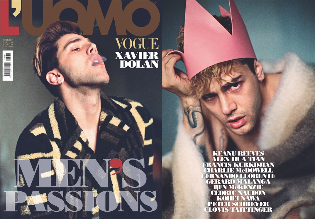 Xavier Dolan prend la pause pour l'édition italienne de Vogue