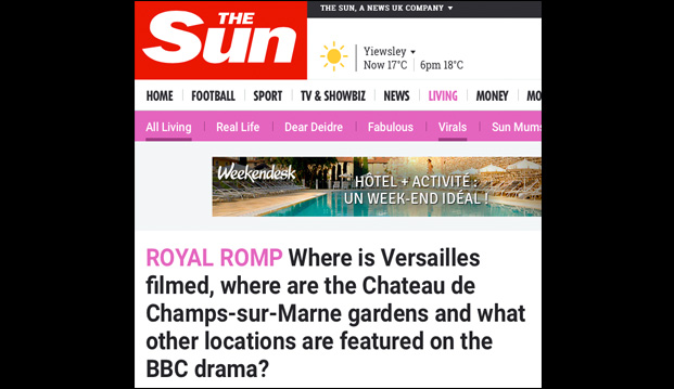 lieux de tournage série Canal+ Versailles, série Versailles sur la BBC, château de Janvry décor série Versailles