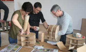 image team building construction carton